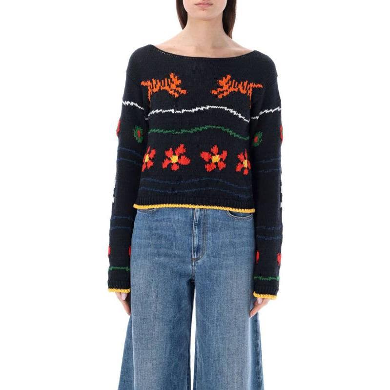 Кардиган KENZO Черные Женские Свитера - изображение 2