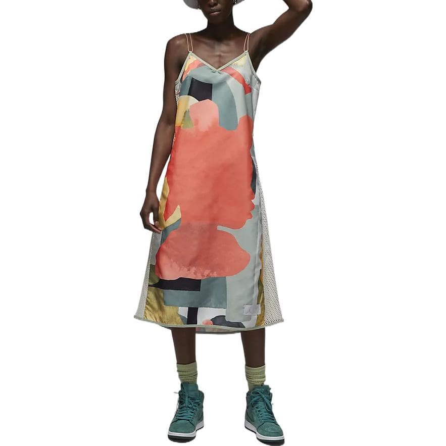 Jordan Mesh Tank Dress Red - изображение 2