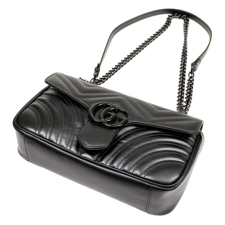 Мини-сумка Gucci GG Marmont Small Black - изображение 4