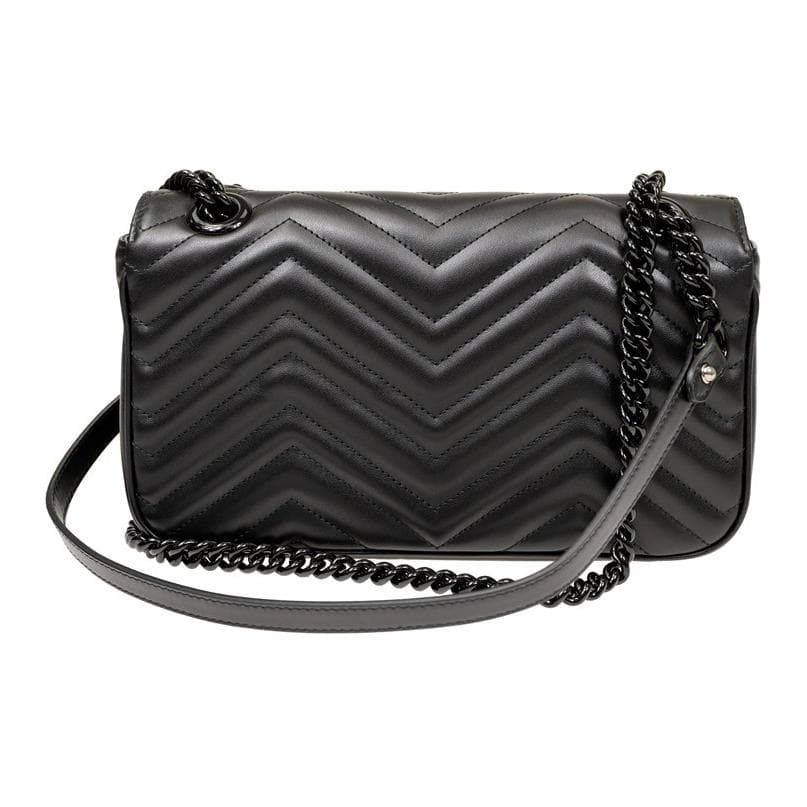 Мини-сумка Gucci GG Marmont Small Black - изображение 3