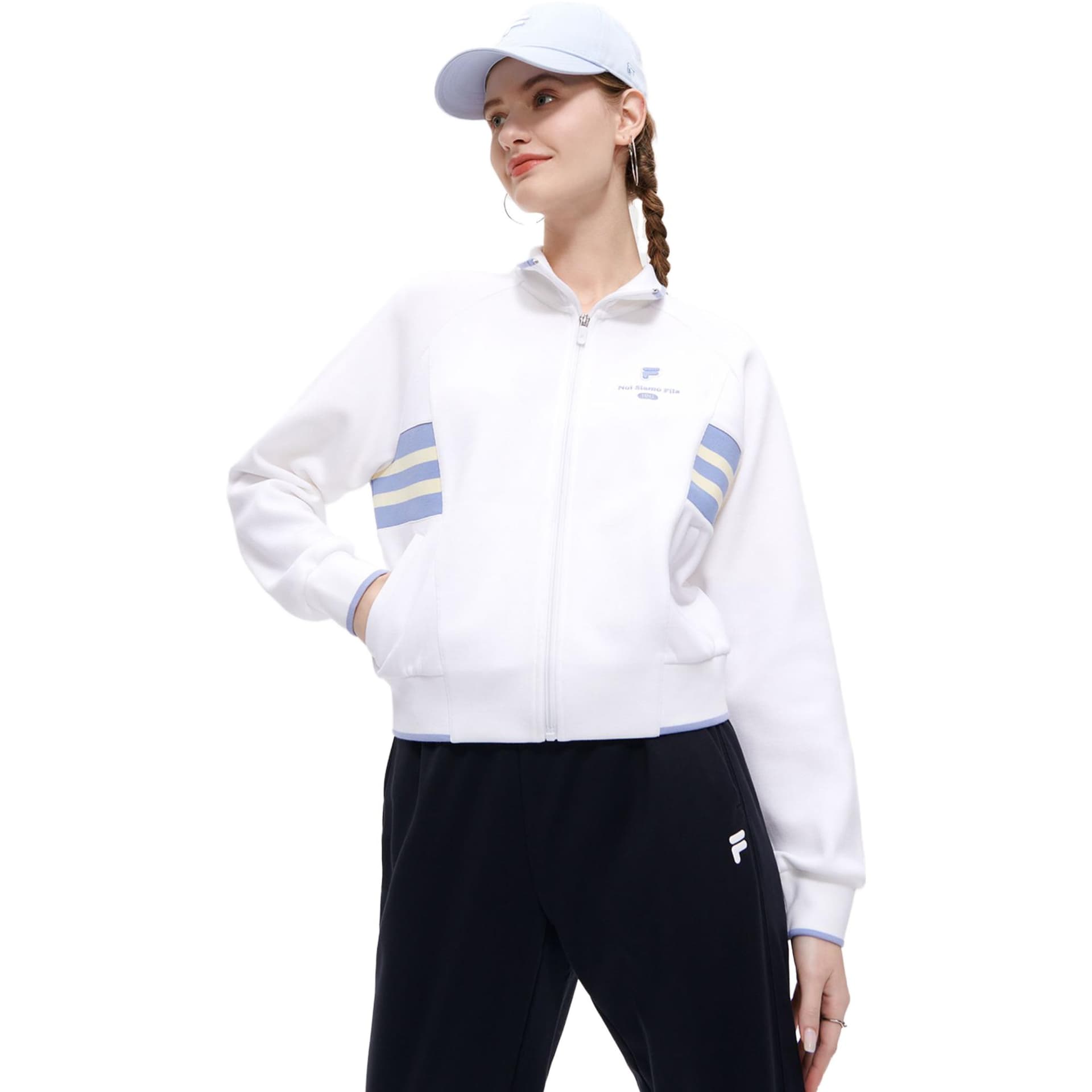 FILA FUSION Белое Женское Короткое Пальто - изображение 5