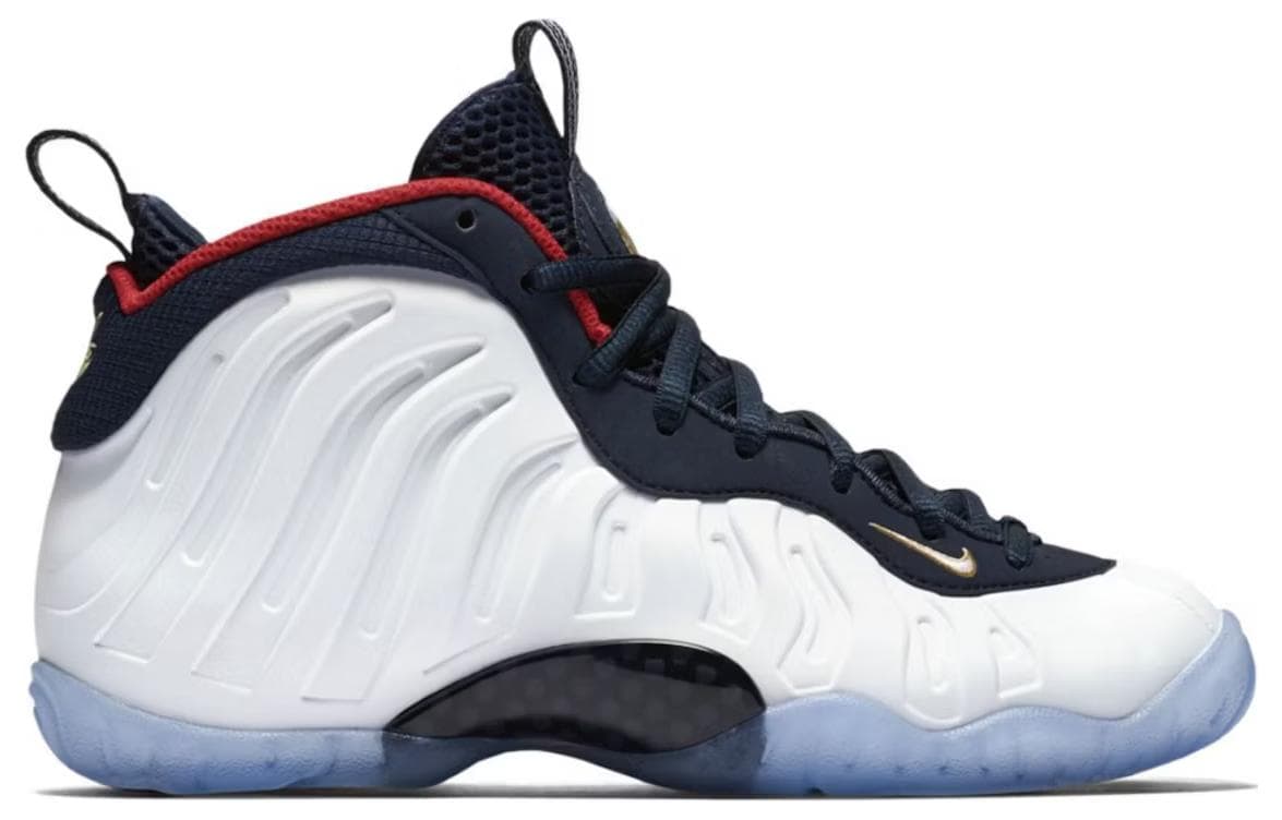 Кроссовки для баскетбола Nike Foamposite One Olympic GS - изображение 2