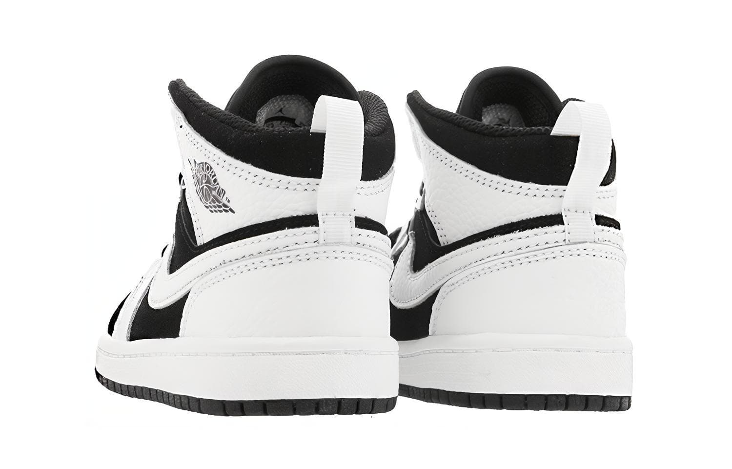 Кроссовки для баскетбола Jordan Air Jordan 1 Mid White Black - изображение 3