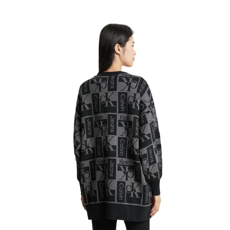 Кофта Calvin Klein Трикотаж Женский Космический Черный - изображение 3