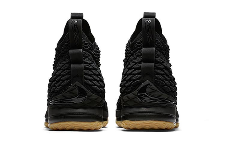 Кроссовки для баскетбола GS Nike LeBron 15 "Black Gum" - изображение 4