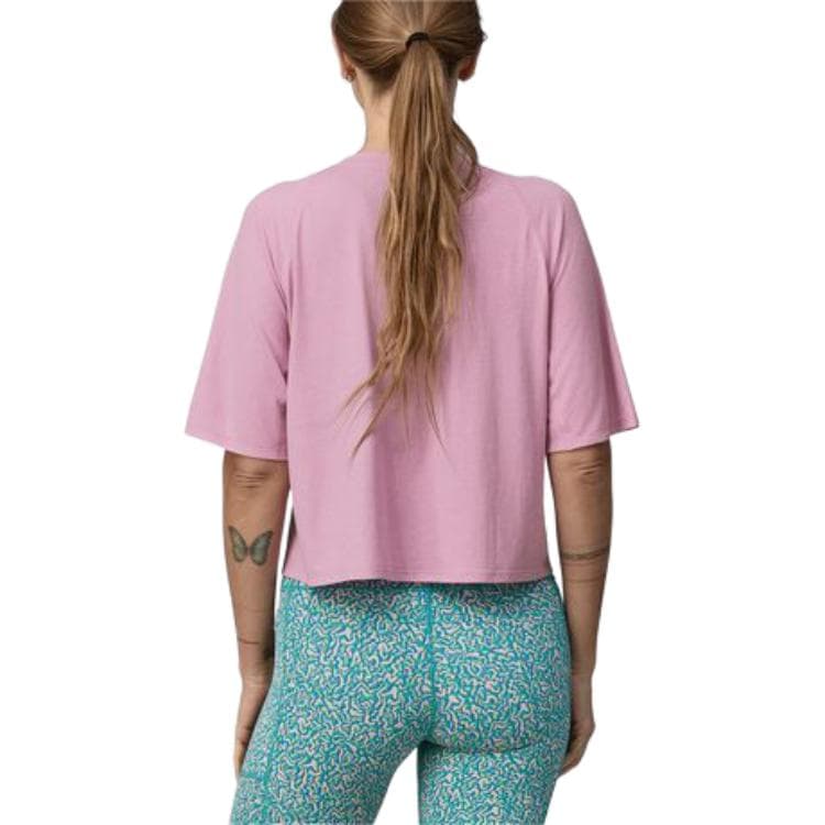 Футболка patagonia Short-Sleeved Capilene Cool Trail Cropped Shirt T - изображение 6