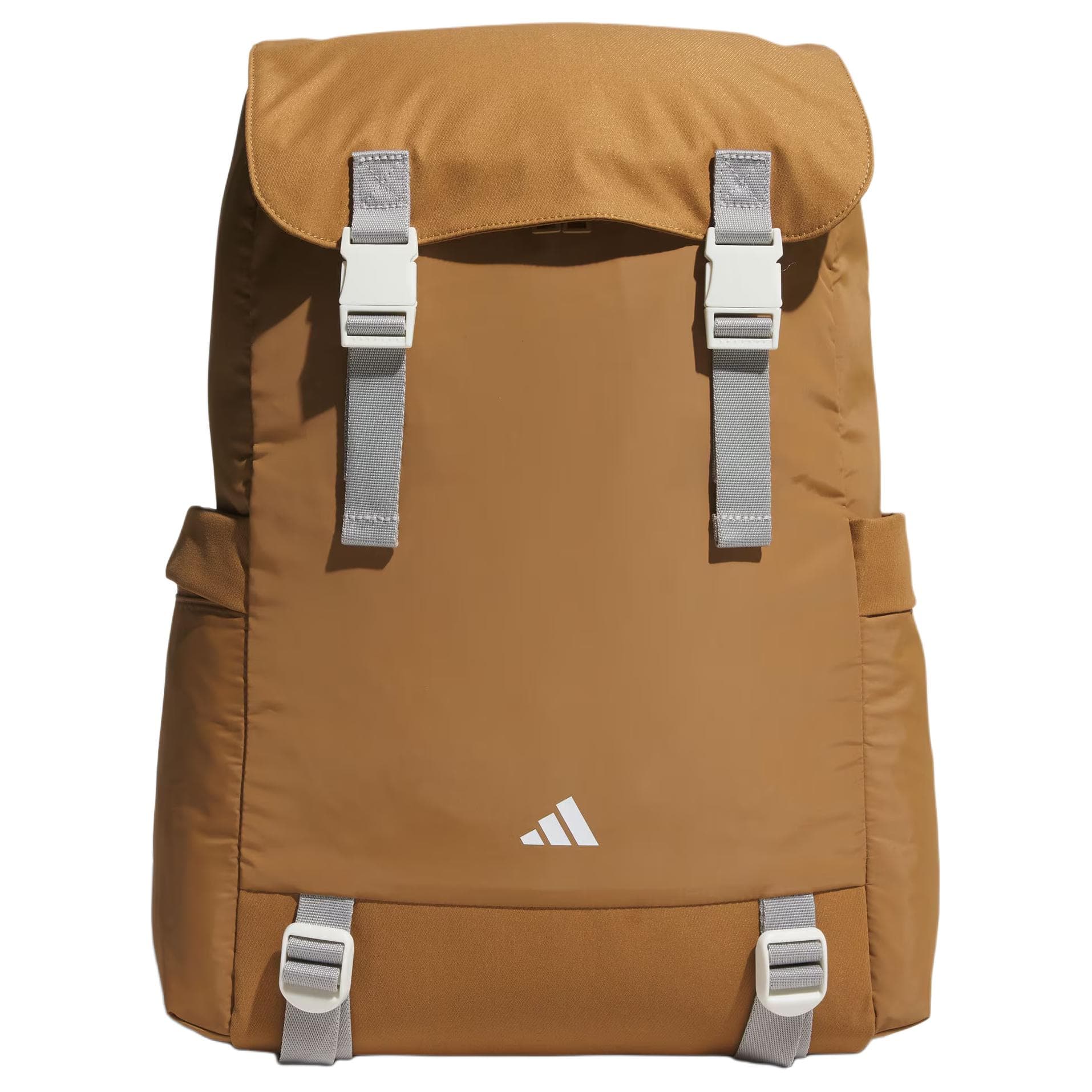 Рюкзак Adidas Переработанный полиэстер рюкзак стандартный (стандартный) унисекс песочно-коричневый и светло-серый - изображение 1