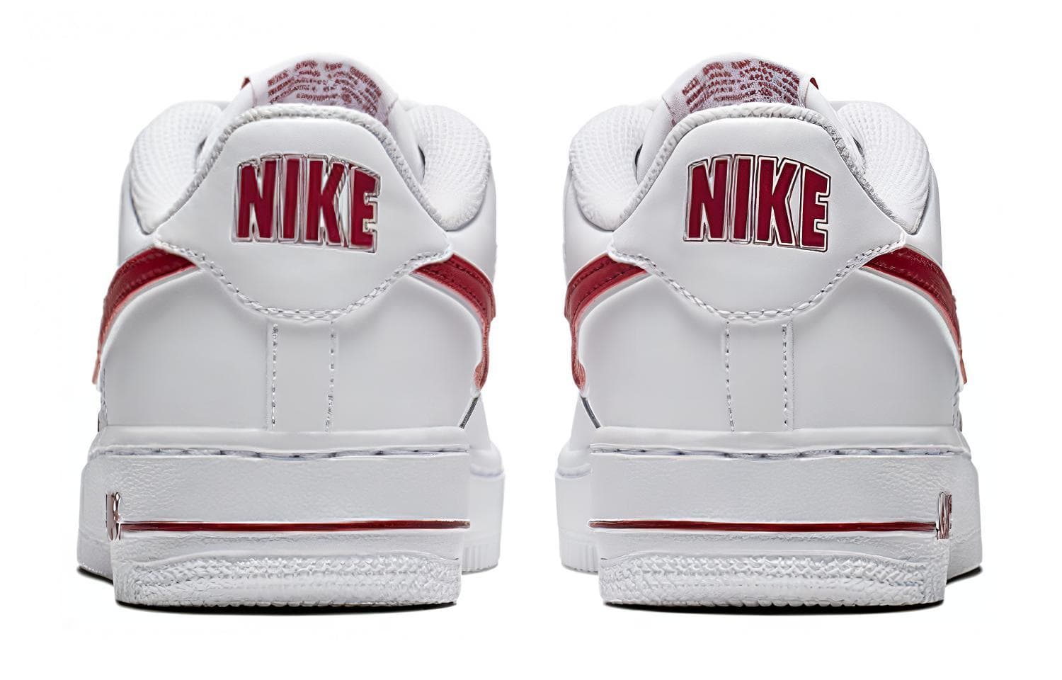 Кроссовки Nike Air Force 1 1-3 WhiteGym Red GS - изображение 5