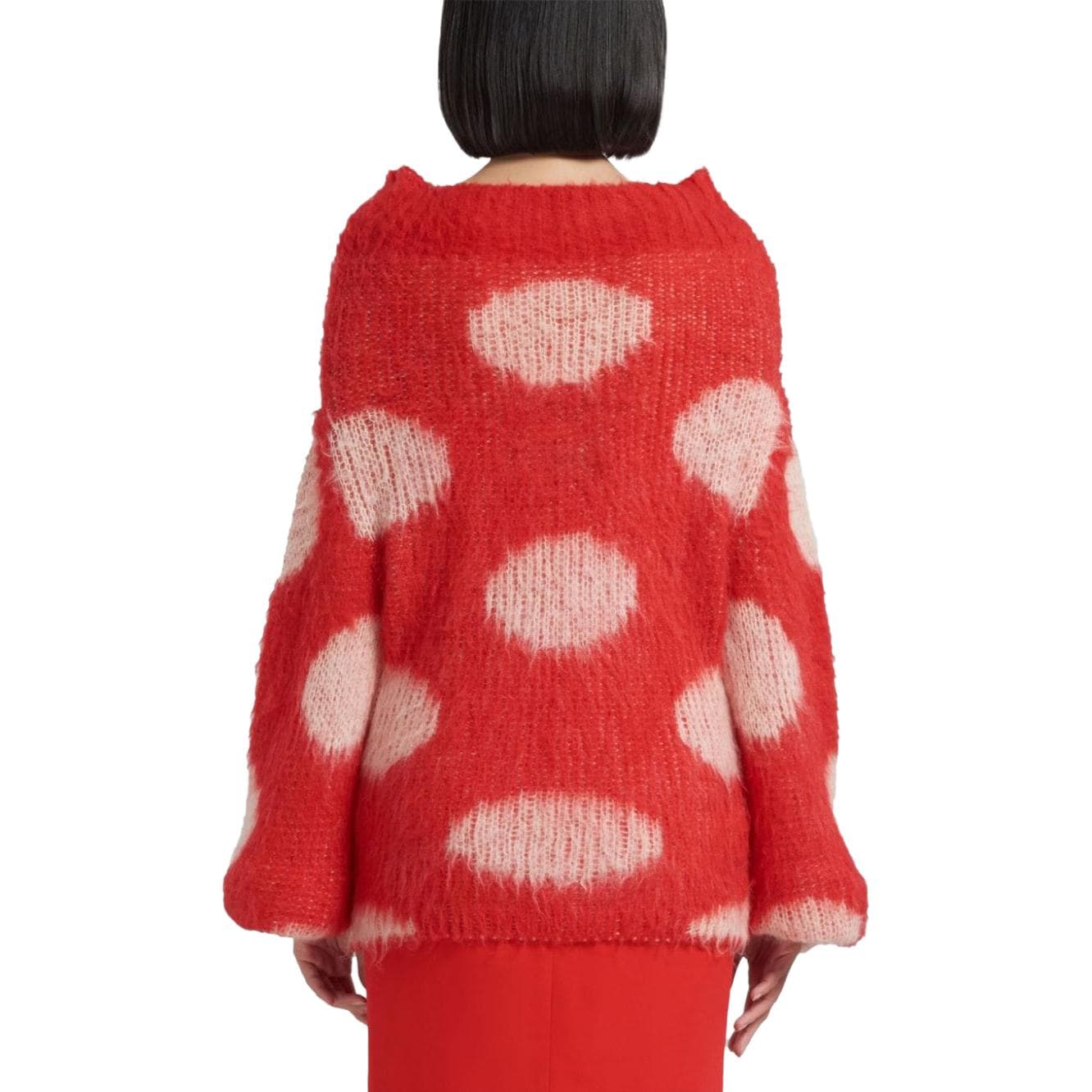 Кардиган MARNI Red Women's Sweaters MARNI Красный Женские Свитера - изображение 4