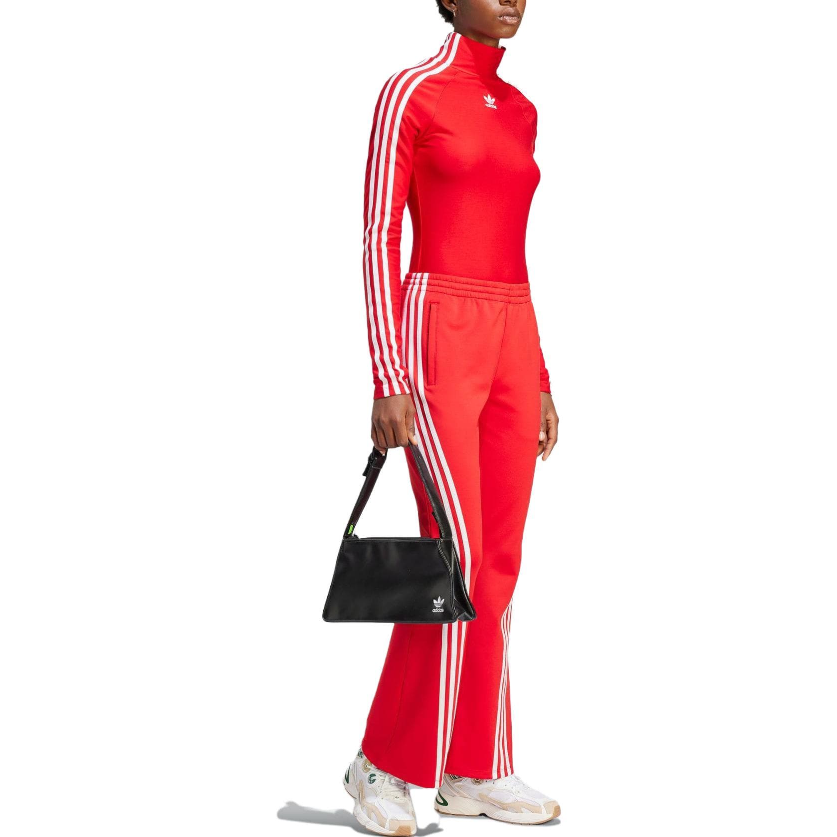 Футболка Adidas Originals ADILENIUM Реглан T-Shirt Женская Красная - изображение 4