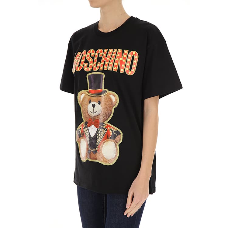 Футболка Moschino Circus Teddy Bear T-Shirt Black - изображение 5