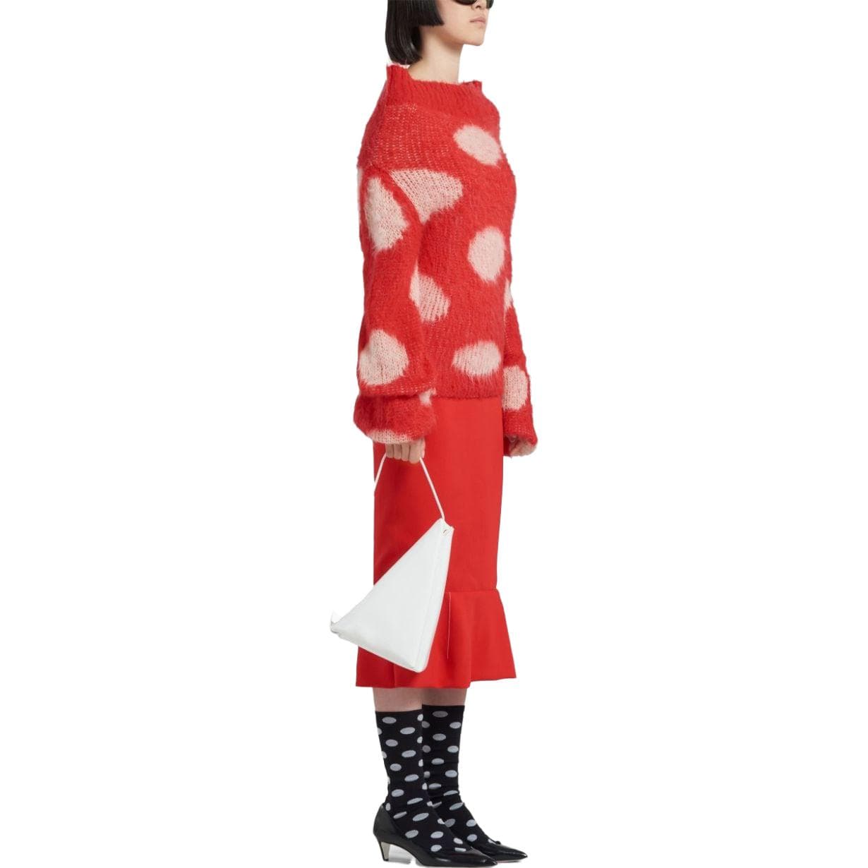 Кардиган MARNI Red Women's Sweaters MARNI Красный Женские Свитера - изображение 2