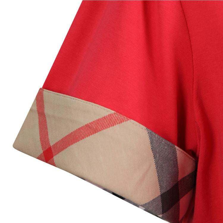 Футболка Burberry Красный Женские T-рубашки - изображение 3