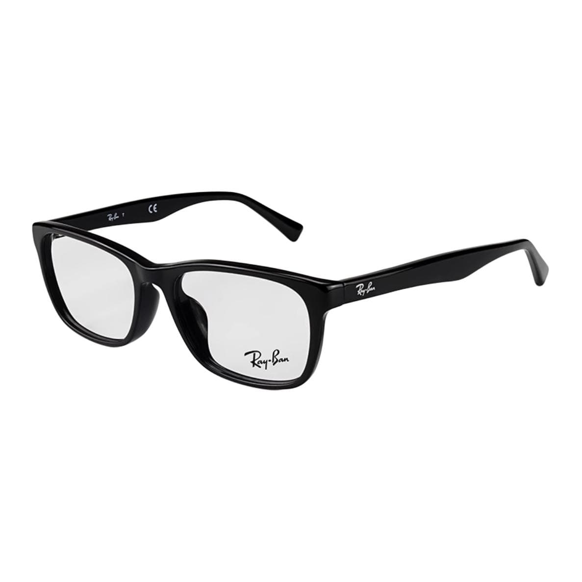 Оправа RayBan Пластиковая оправа Квадратные Оправы для очков Унисекс Ярко-черный - изображение 1