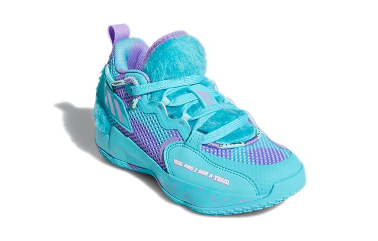 Кроссовки для баскетбола Monsters Inc. x adidas D lillard 7 Extply - изображение 3