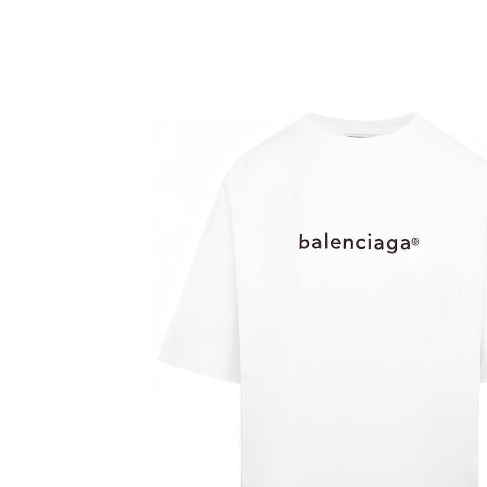 Футболка Balenciaga SS21 White T-Shirt - изображение 6