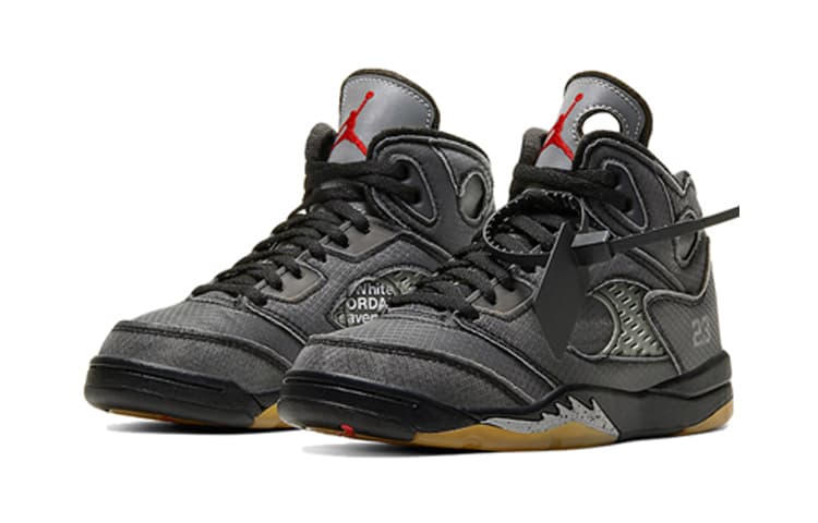 Кроссовки для баскетбола OFF-WHITE x Jordan Air Jordan 5 Retro SP 2020 - изображение 3