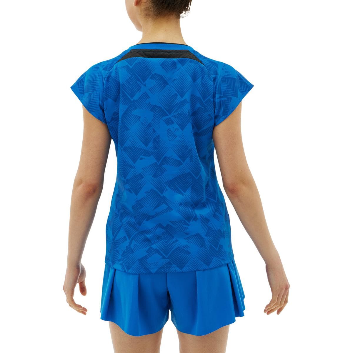 Футболка YONEX Logo V-Neck T-Shirt Blue - изображение 3