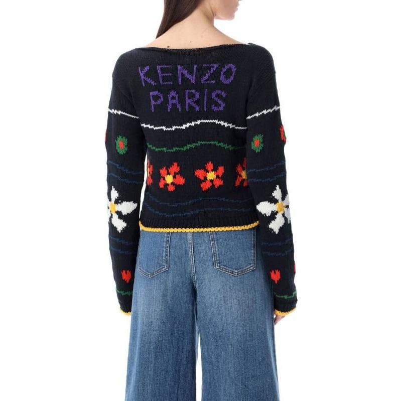 Кардиган KENZO Черные Женские Свитера - изображение 3