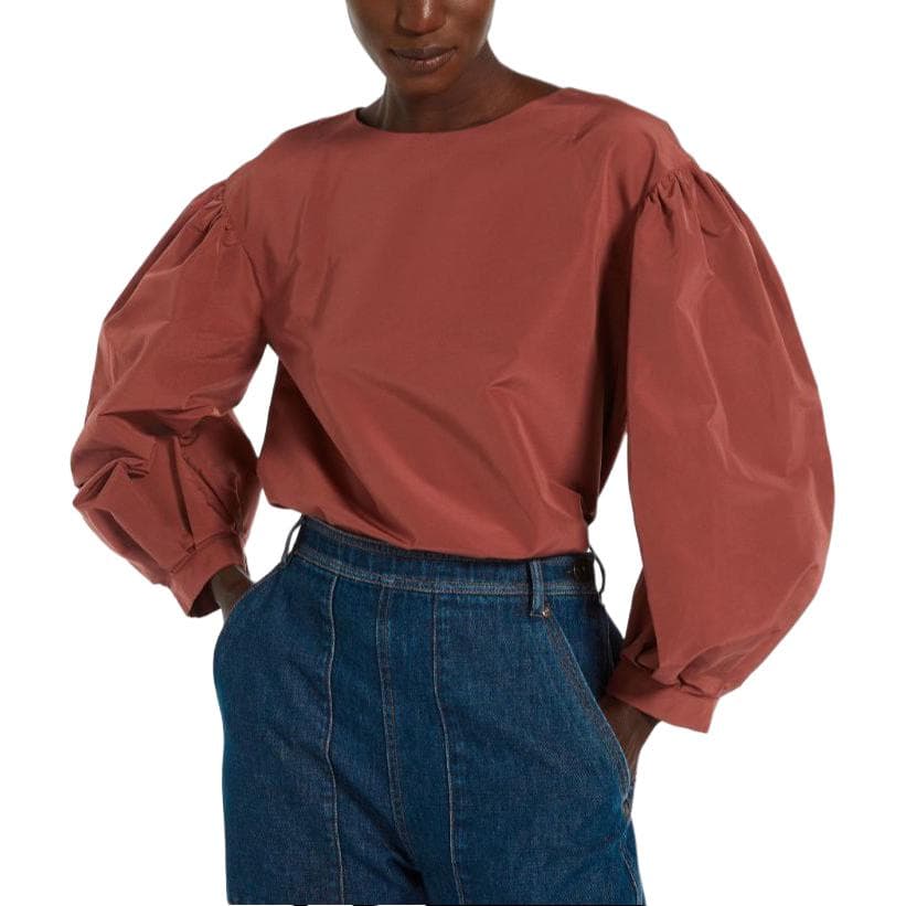 Блузка WEEKEND MaxMara Zeus Taffeta blouse - изображение 2