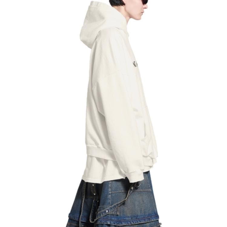 Худи Balenciaga FW22 Hoodie White - изображение 6
