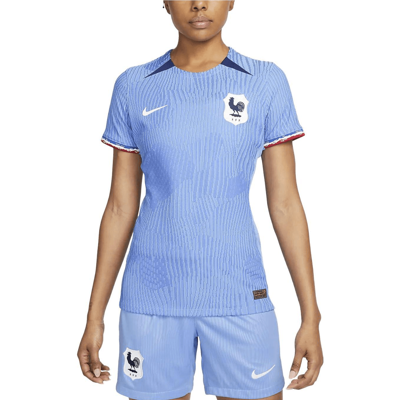 NIKE France National Team Синий Женские Футбольные джерси - изображение 2