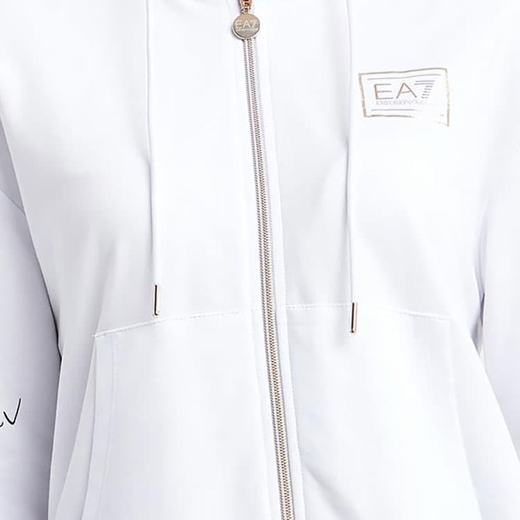 Кофта EMPORIO ARMANI EA7 Белый Женский Свитшот - изображение 2
