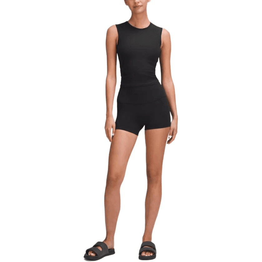 Lululemon Майки для йоги Женские Черные - изображение 4