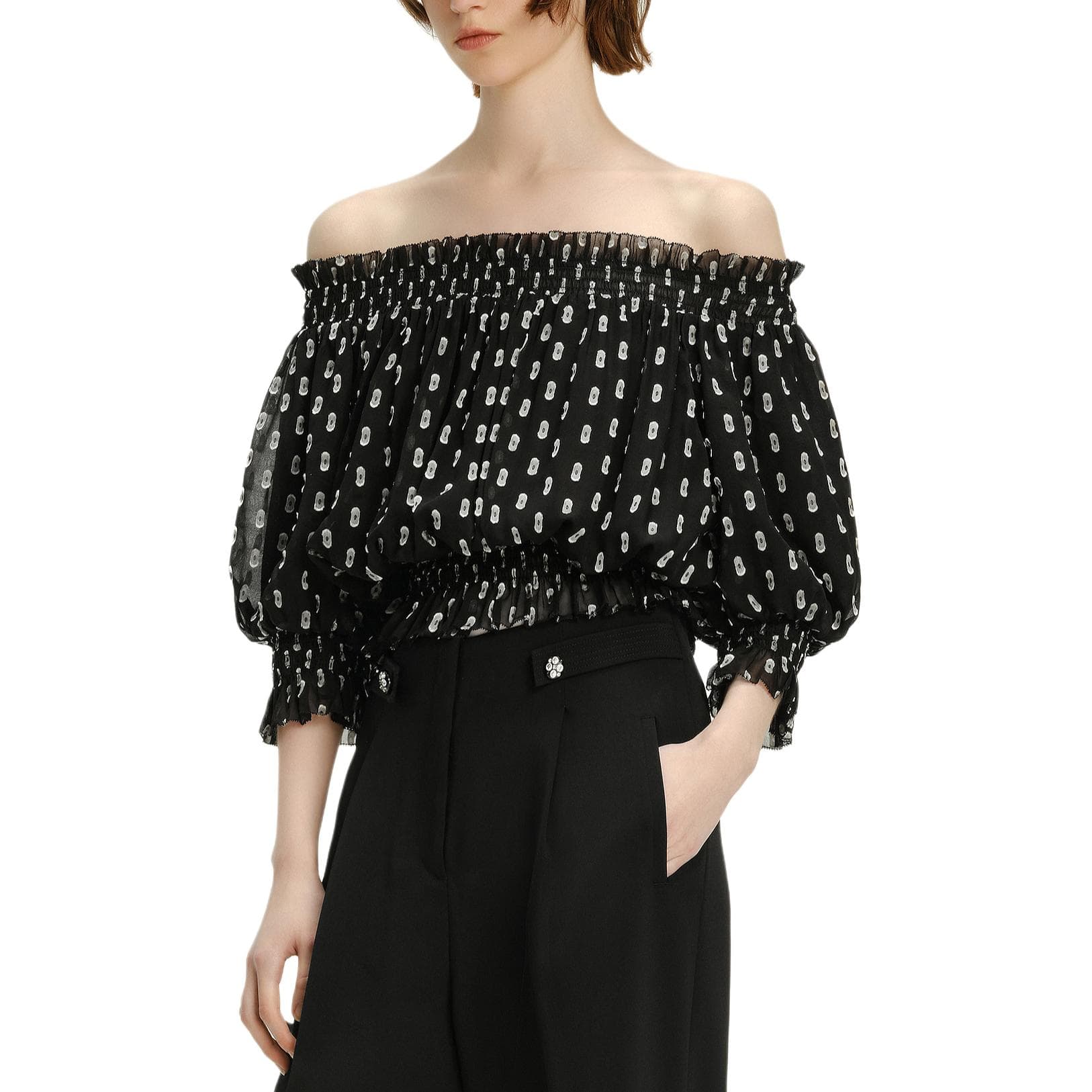 Блузка KARL LAGERFELD SS24 - изображение 6