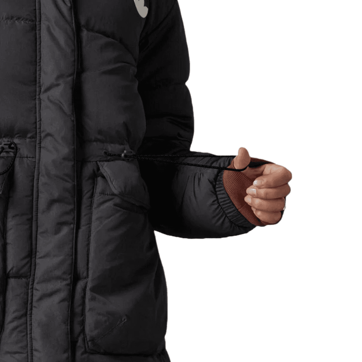 Пуховик Adidas Originals Down Puffer Пуховик Женский Черный - изображение 4