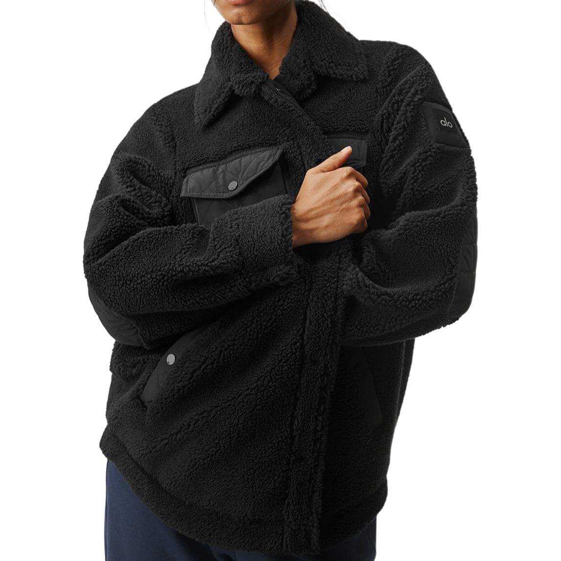 alo yoga Snap Button Oversized Jacket - изображение 3