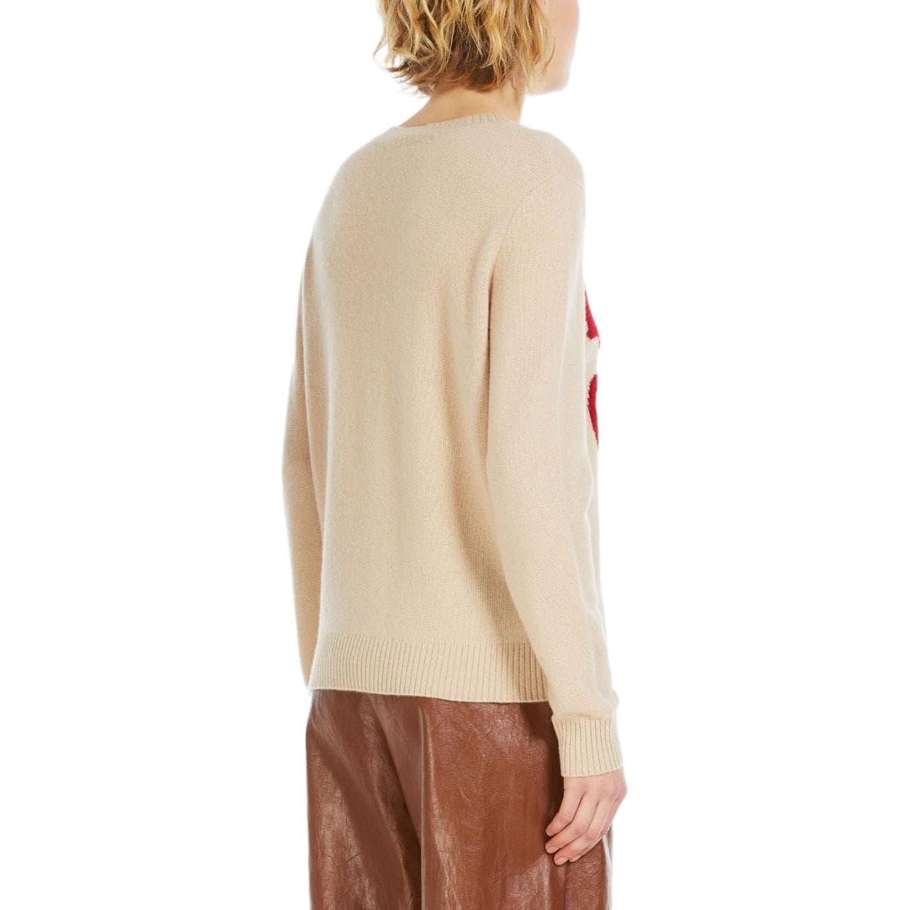 Кардиган WEEKEND MaxMara SS24 Cashmere Crew-Neck Sweater - изображение 5