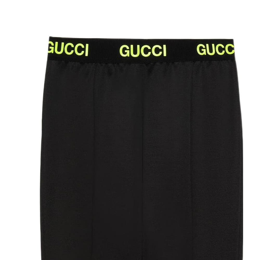 Штаны GUCCI SS22 Black Leggings - изображение 3