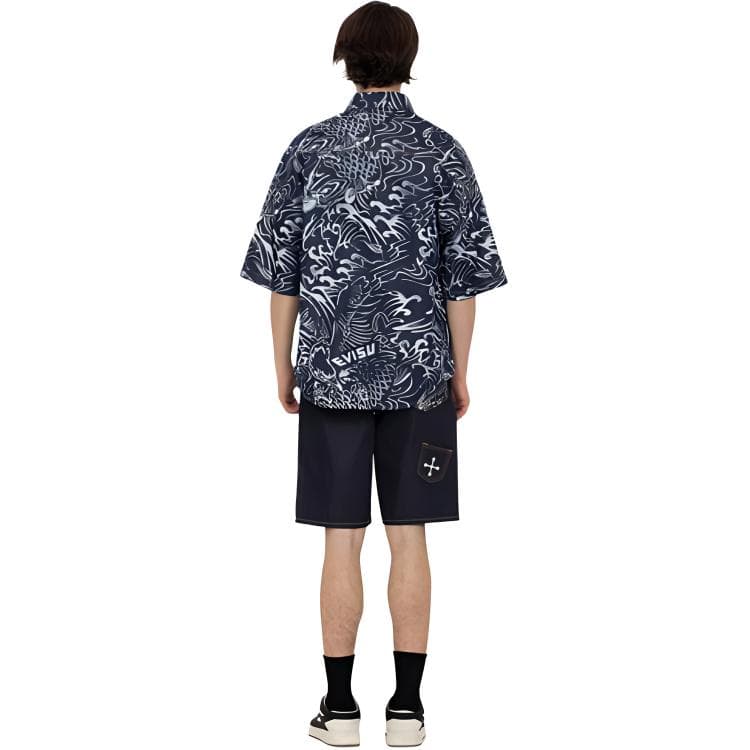 Джинсовые шорты EVISU SS24 - изображение 3