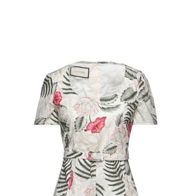 Платье Gucci Floral Print Dress - изображение 6