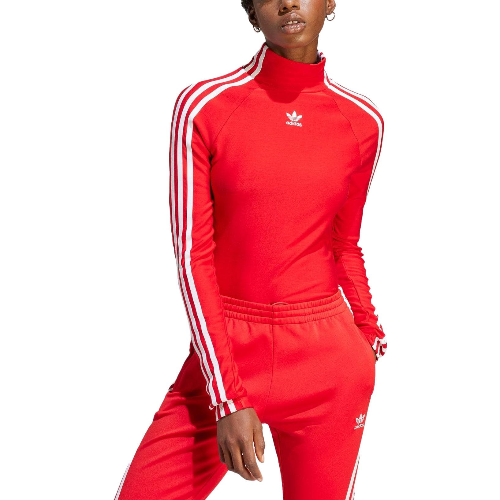 Футболка Adidas Originals ADILENIUM Реглан T-Shirt Женская Красная - изображение 2