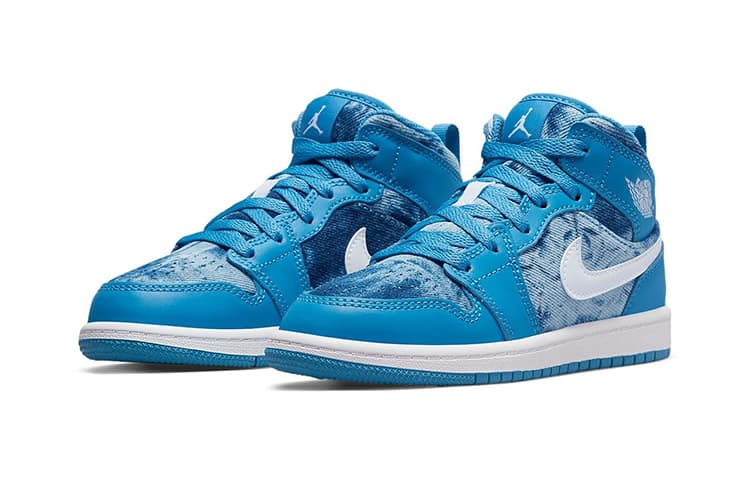 Кроссовки для баскетбола BP Air Jordan 1 Mid "Washed Denim" - изображение 3