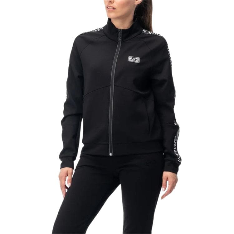 Куртка EMPORIO ARMANI EA7 Куртки и Пальто Женские Черные - изображение 4