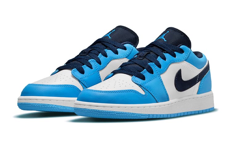 Кроссовки для баскетбола Jordan Air Jordan 1 Low "UNC" GS - изображение 3