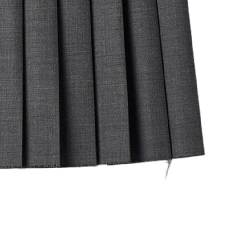 Юбка Miu Miu SS24 Logo Pleated Skirt Grey - изображение 4