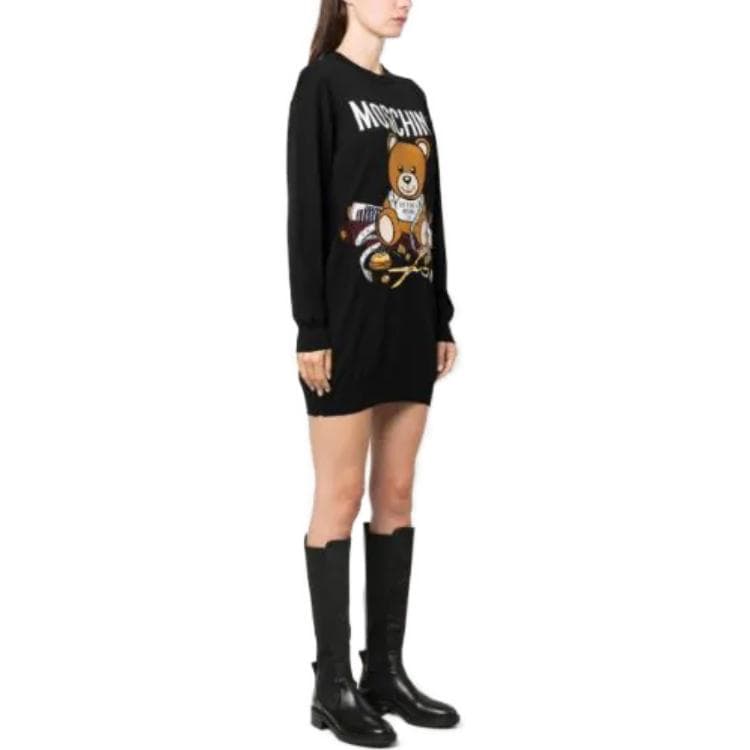 MOSCHINO Черные Женские Слиплатья - изображение 4
