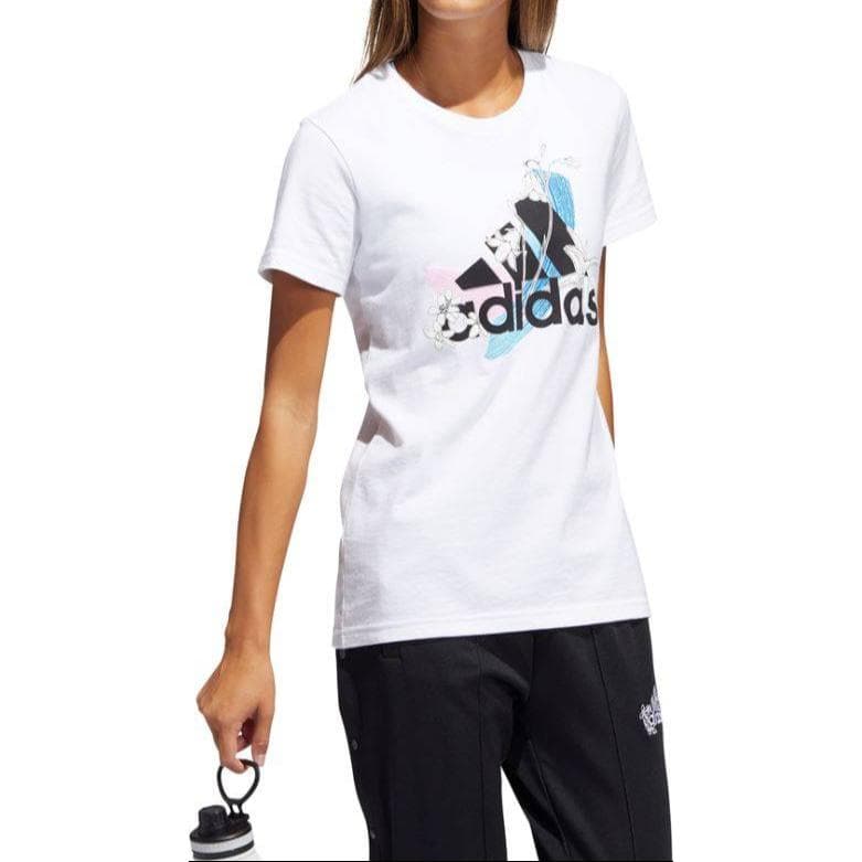 Футболка Adidas Белые Женские Футболки - изображение 3