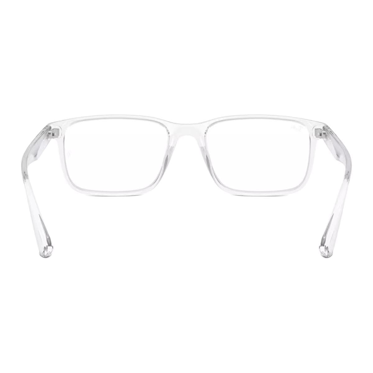 Оправа RayBan Пластиковая оправа Квадратные Оправы для очков Унисекс Прозрачный Белый - изображение 3