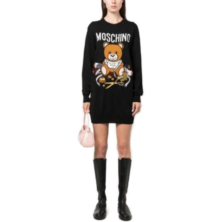 MOSCHINO Черные Женские Слиплатья - изображение 2
