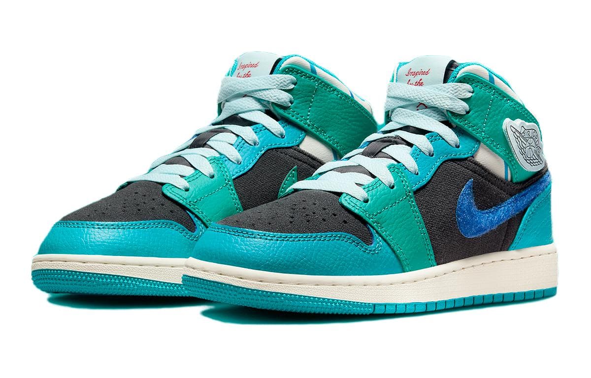 Кроссовки для баскетбола Jordan Air Jordan 1 MID "INSPIRED BY THE GREATEST" GS - изображение 3