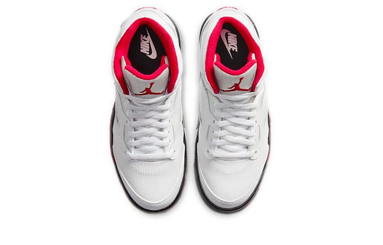 Кроссовки для баскетбола Jordan Air Jordan 5 Retro Fire Red 2020 - изображение 4