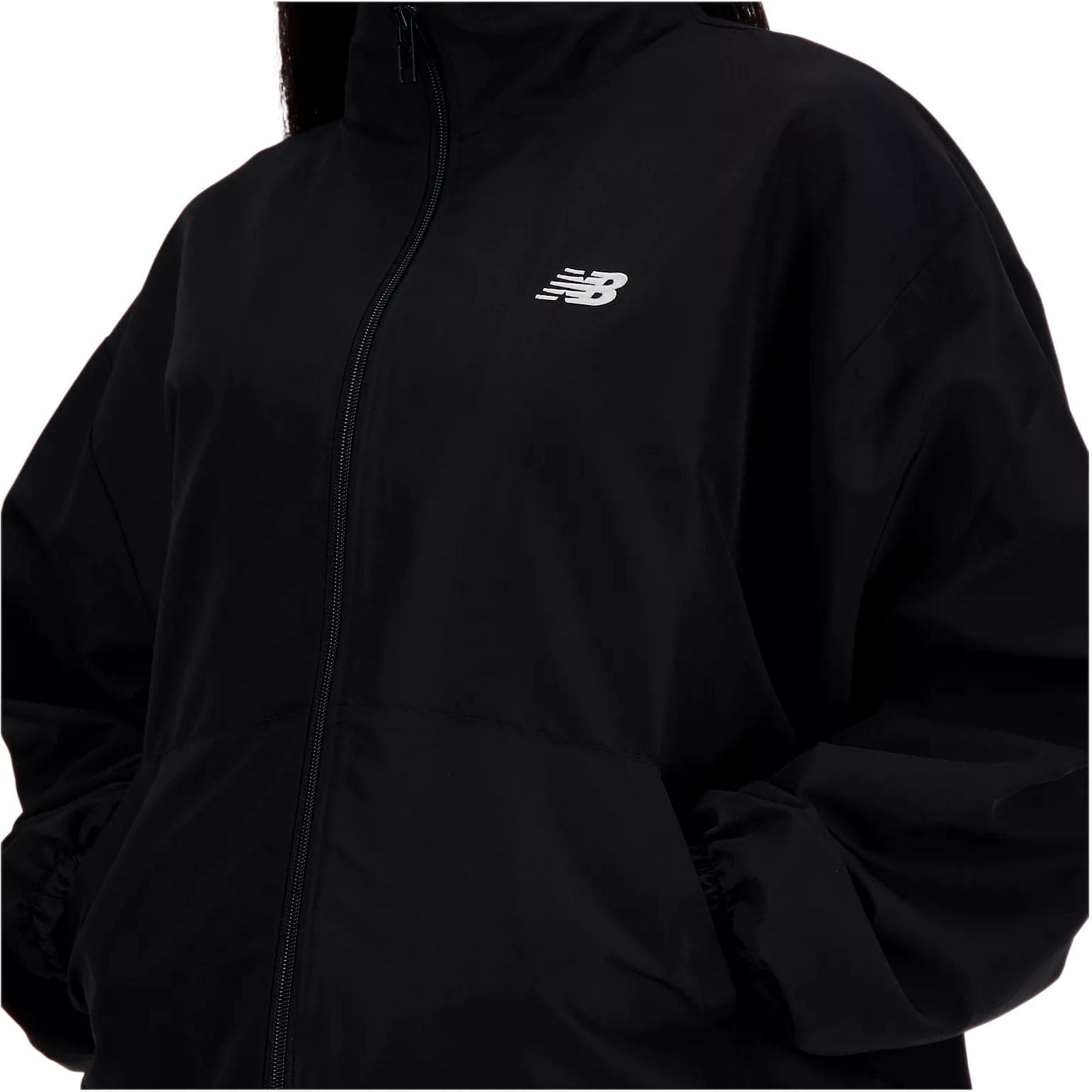Куртка New Balance Sport Essentials Oversized Jacket Black - изображение 6