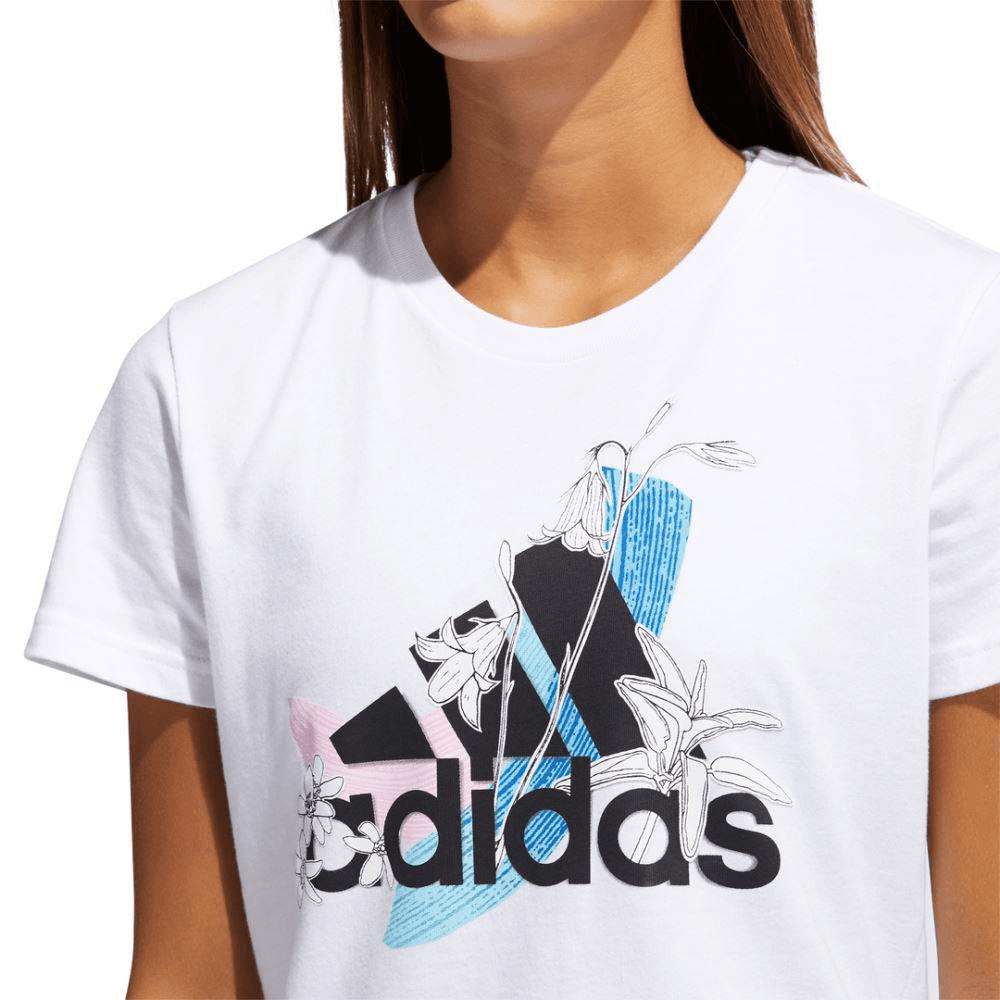 Футболка Adidas Белые Женские Футболки - изображение 6