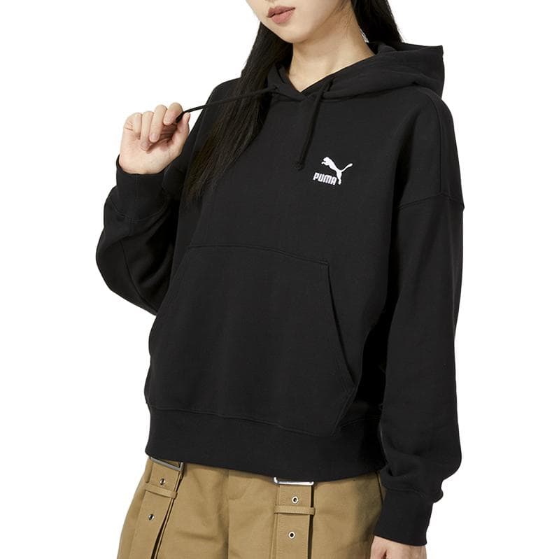 Худи PUMA Черные Женские Толстовка - изображение 4