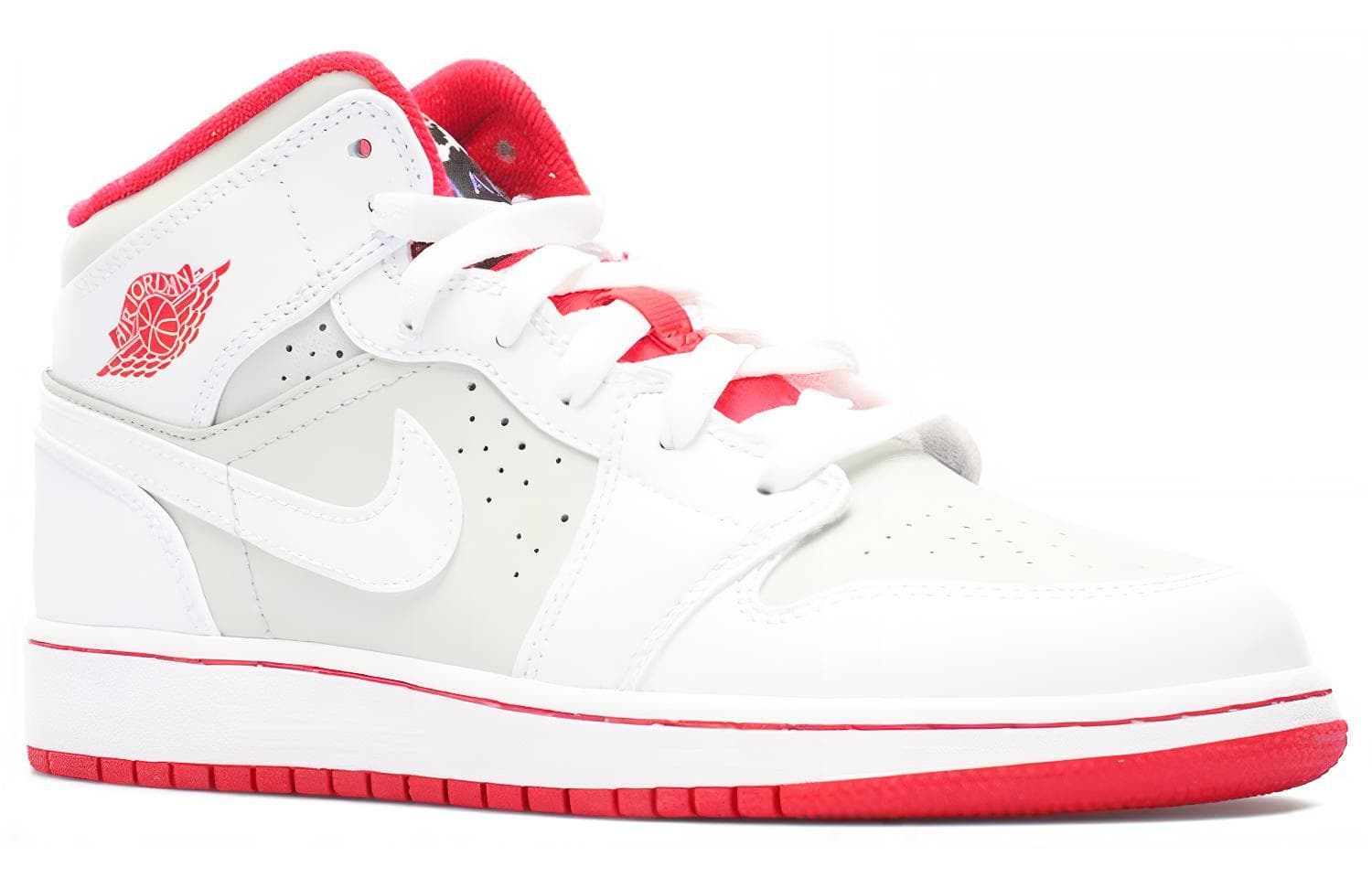 Кроссовки для баскетбола Jordan Air Jordan 1 Retro Mid Hare Jordan 2015 GS - изображение 3